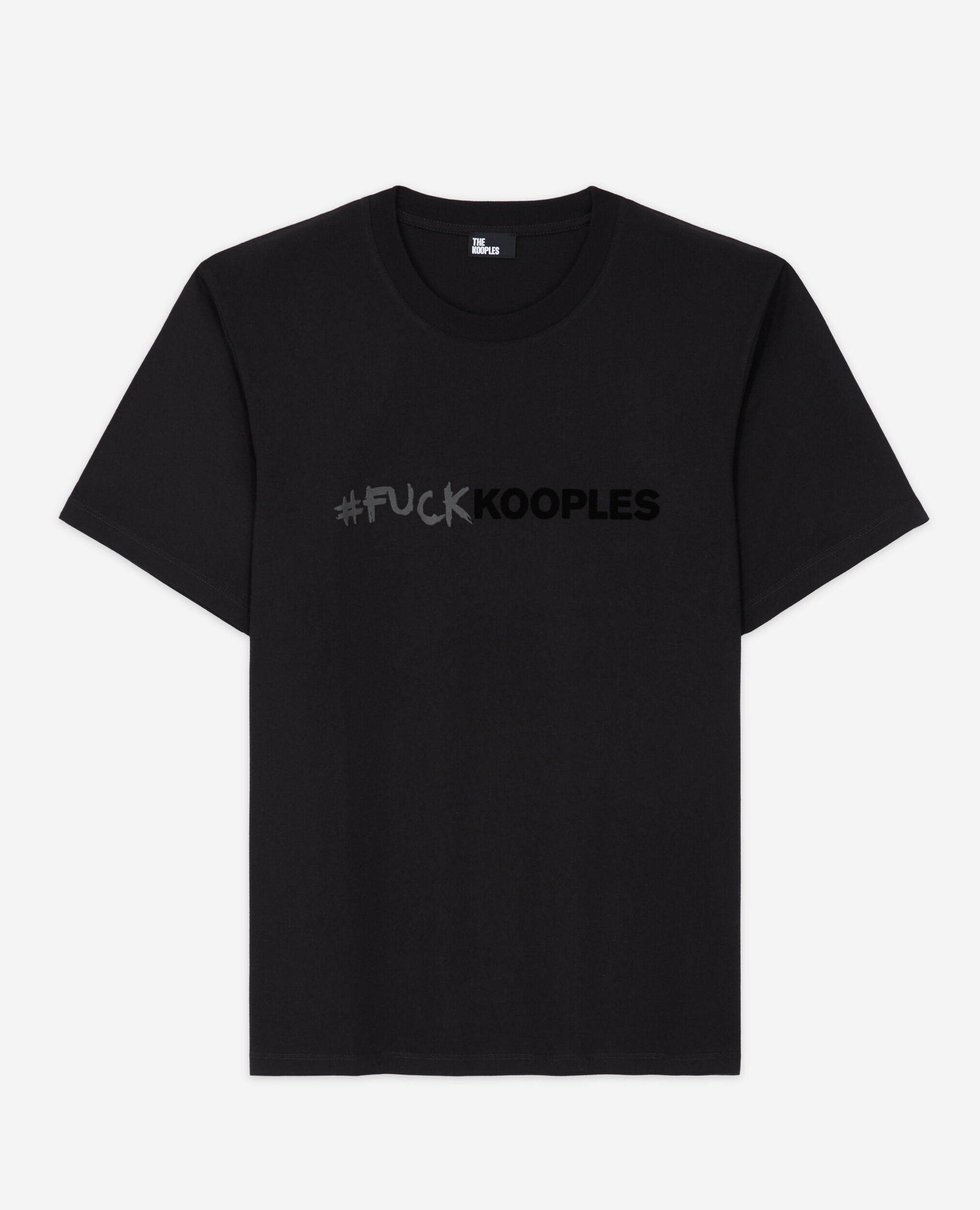 Men's black logo t-shirt, BLACK, hi-res image number null