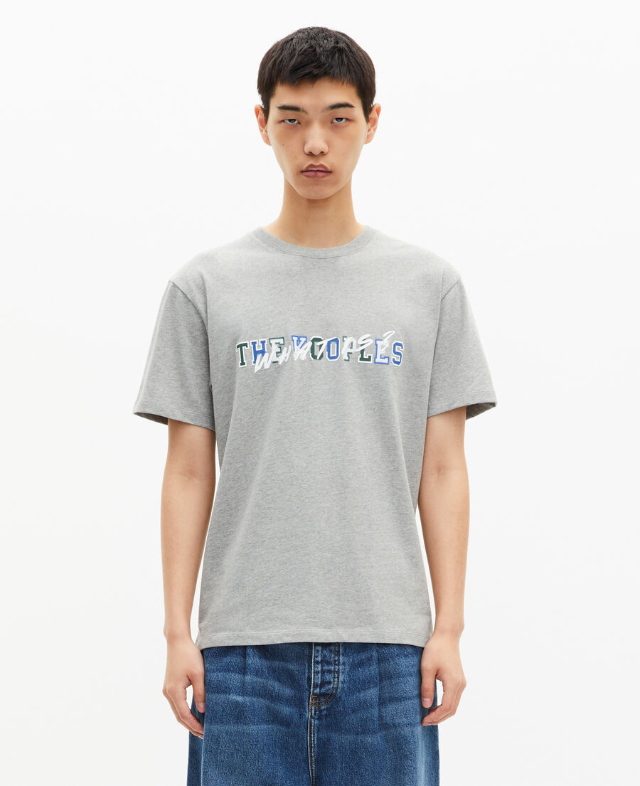 The Kooples MEN GREY MELANGE what is grey t-shirt