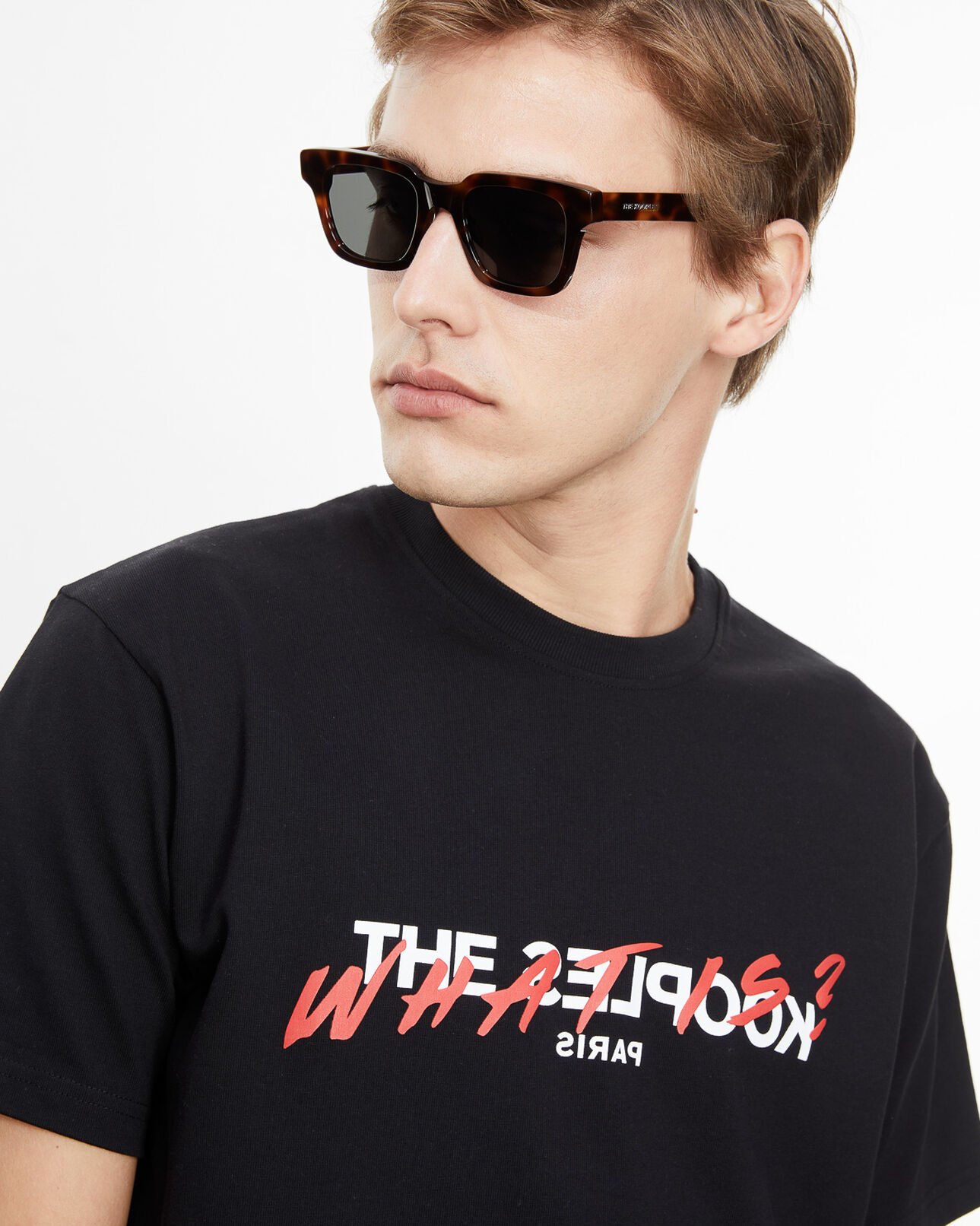 The Kooples WOMEN BROWN brown tortoiseshell sunglasses