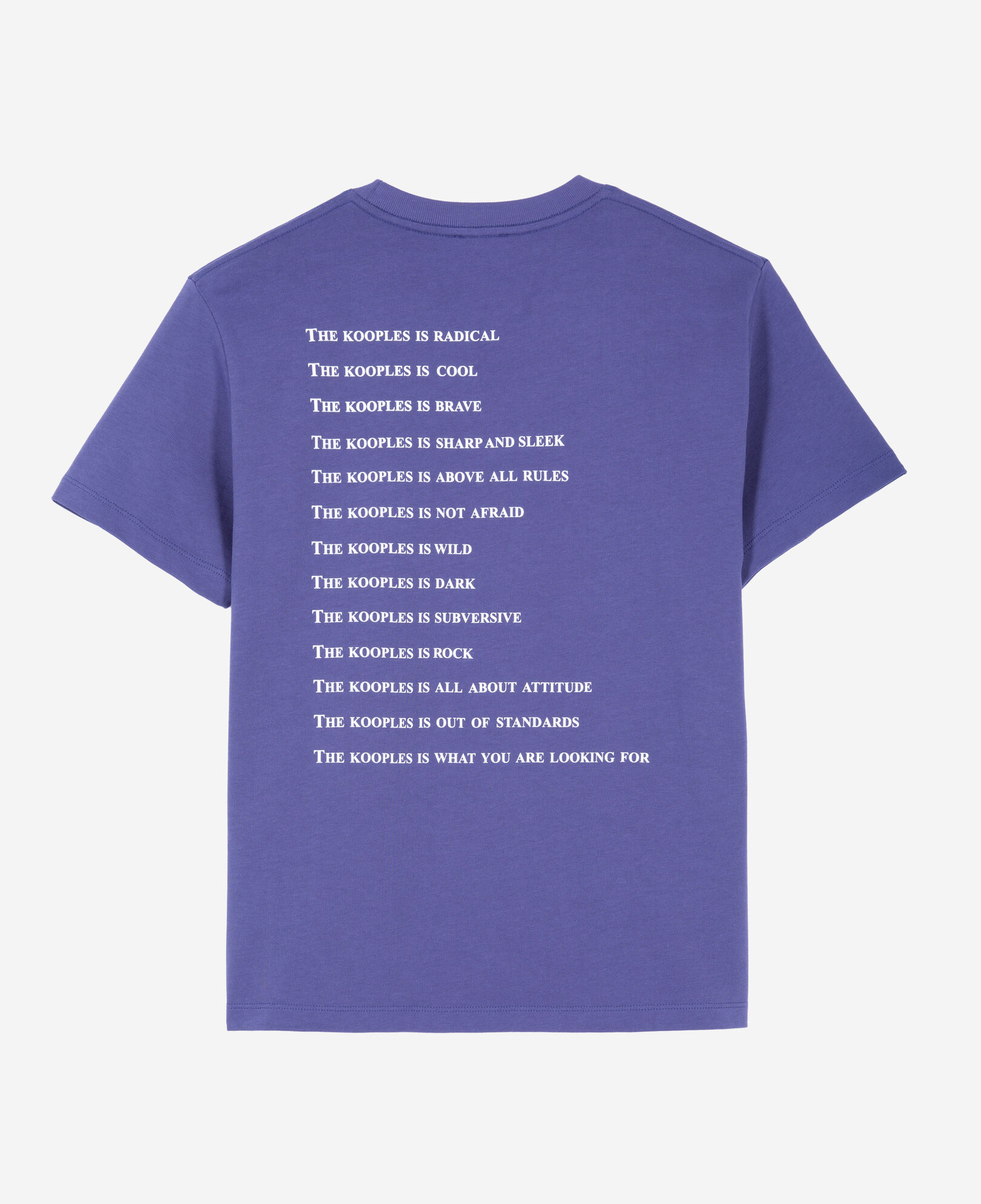 The Kooples WOMEN BLUE ATLANTIQUE purple what is t-shirt