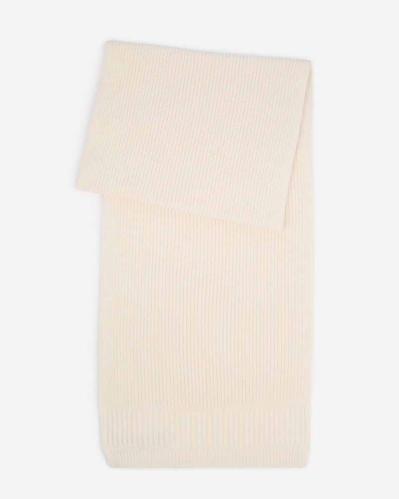 The Kooples MIXTE ECRU écharpe en laine écrue