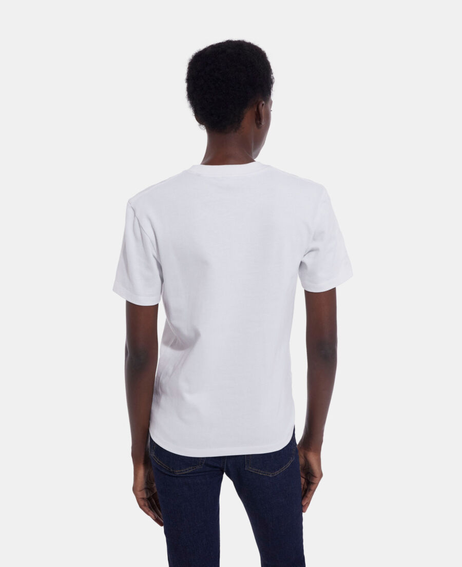 weißes t-shirt mit logo