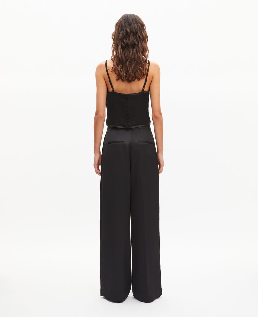 The Kooples F BLACK top with black bow detail