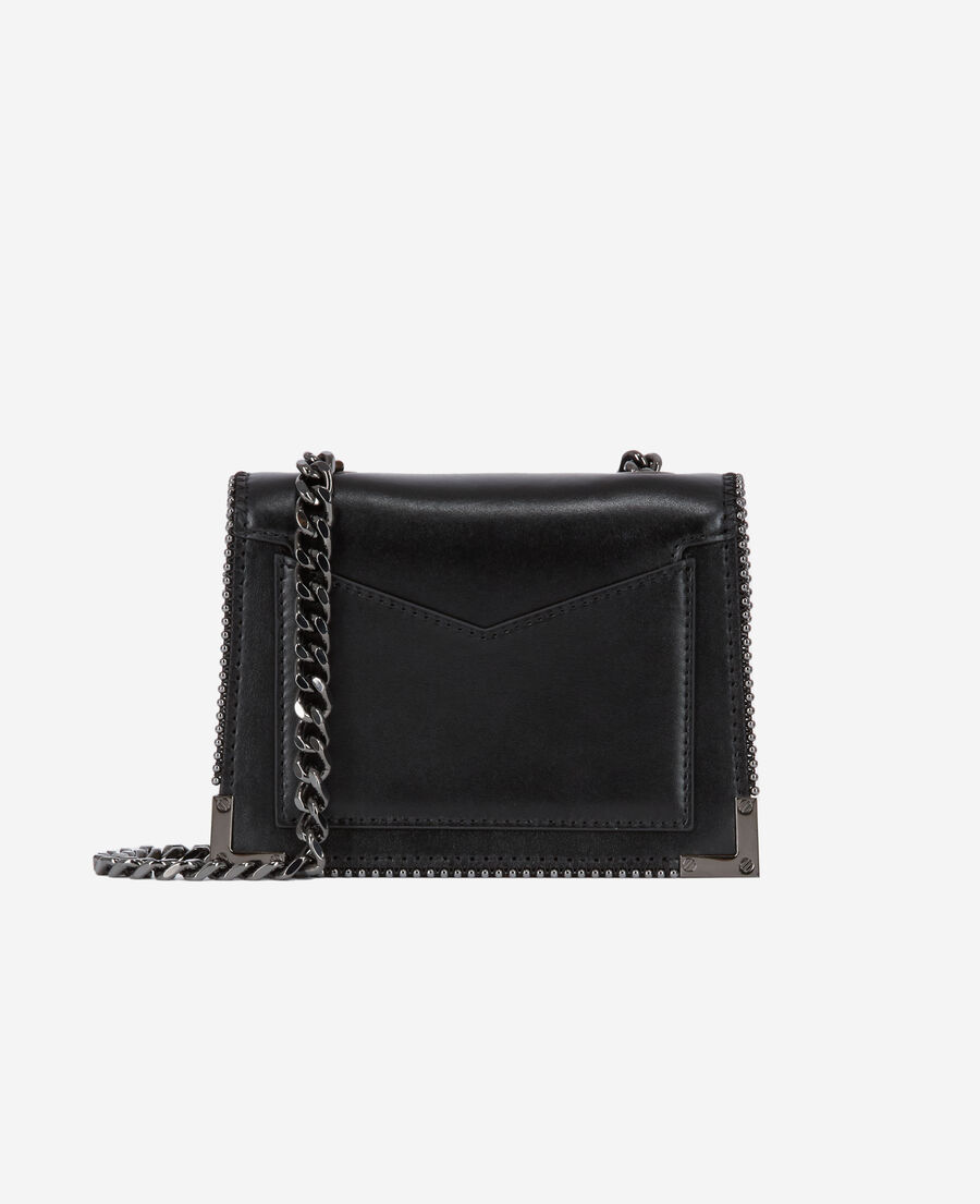 sac emily nano en cuir noir