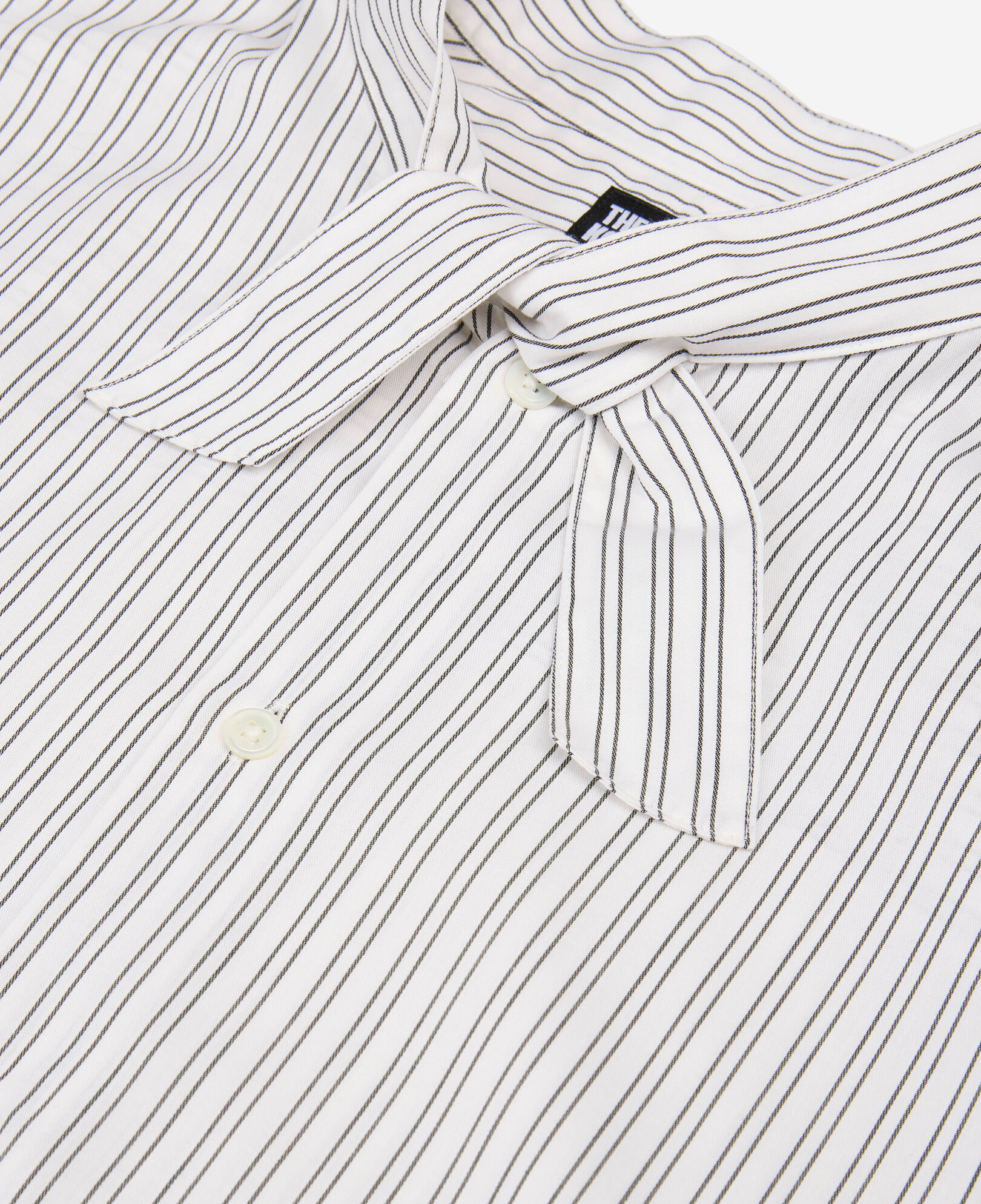 The Kooples HOMBRE BLACK WHITE camisa rayas finas blanca
