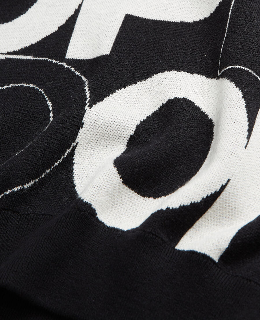 merino sweater with the kooples logo