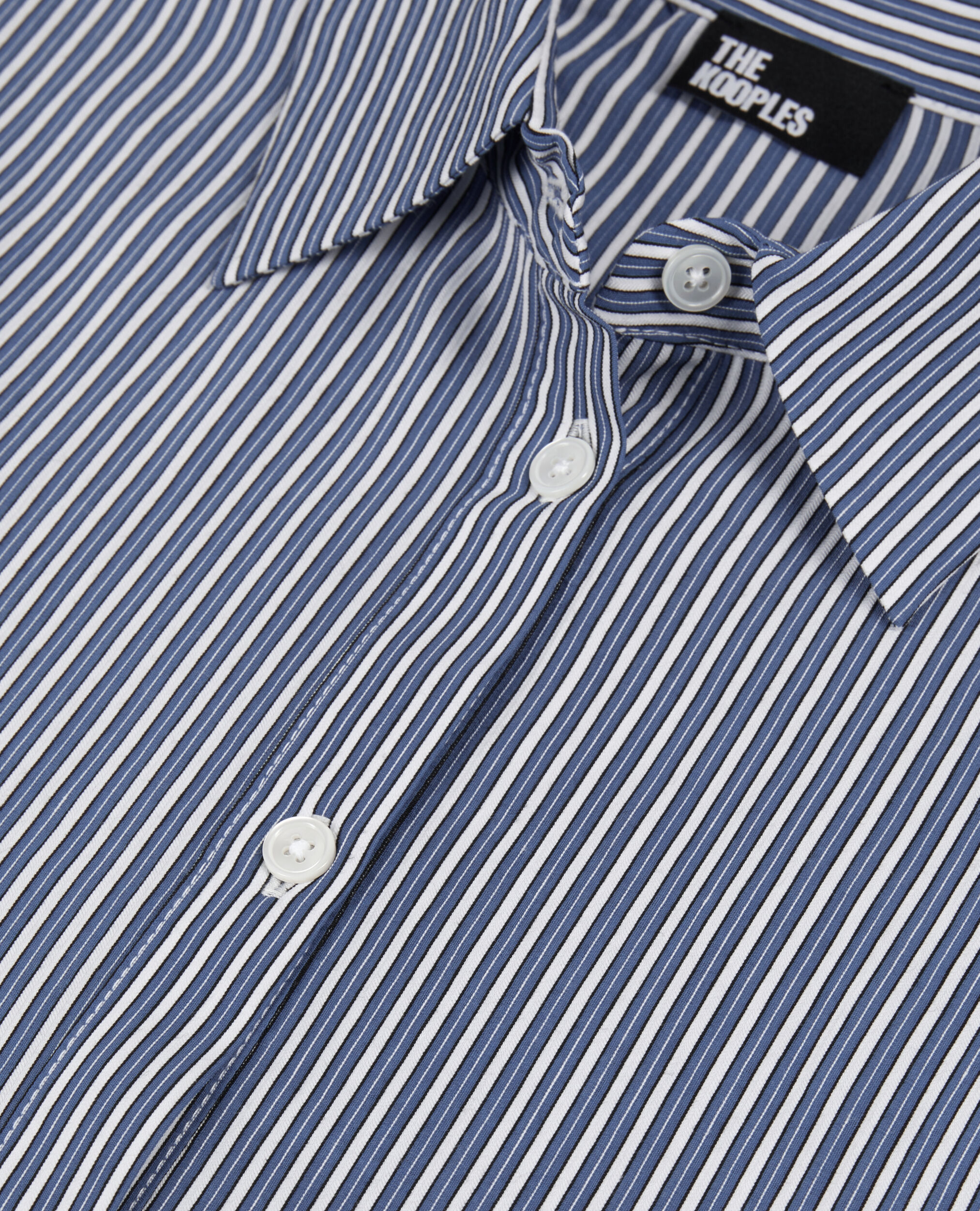 Striped shirt, BLUE WHITE, hi-res image number null