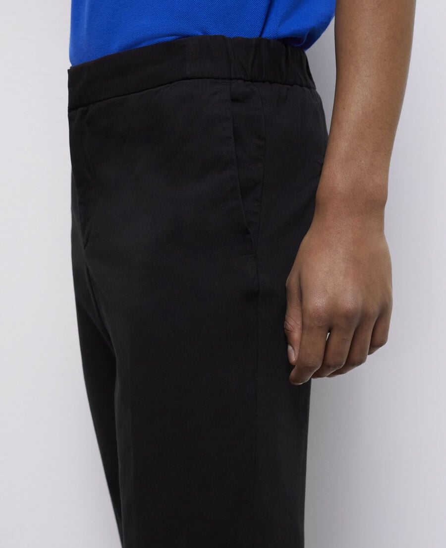 The Kooples H BLACK straight-cut black pants