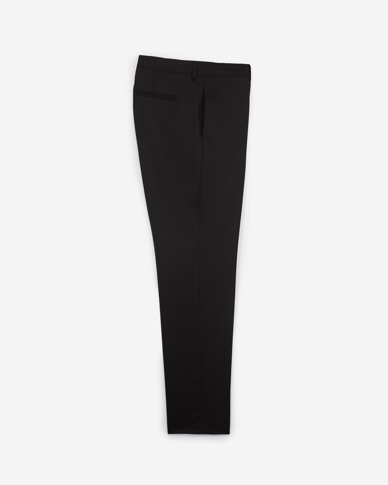 The Kooples MEN BLACK slim-fit black suit trousers in stretch wool
