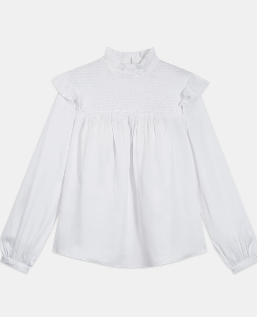 The Kooples FEMME WHITE top blanc