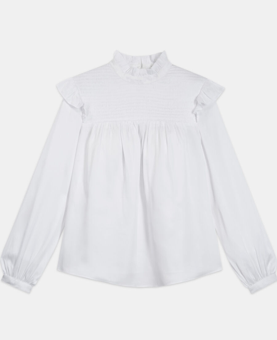 The Kooples FEMME WHITE top blanc