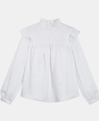 The Kooples FEMME WHITE top blanc