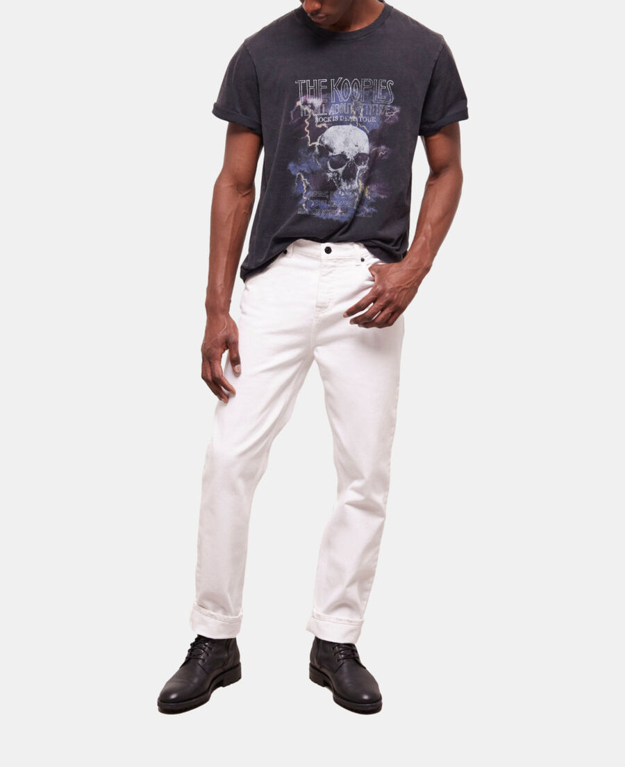 camiseta serigrafiada negra