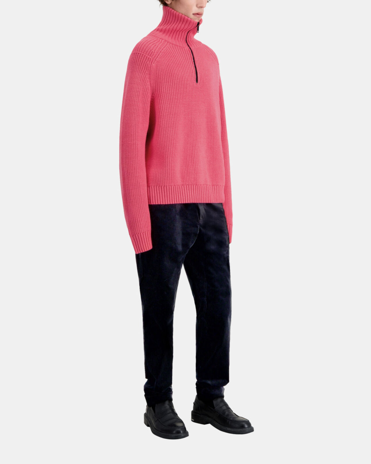 The Kooples MEN OLD PINK pink wool sweater