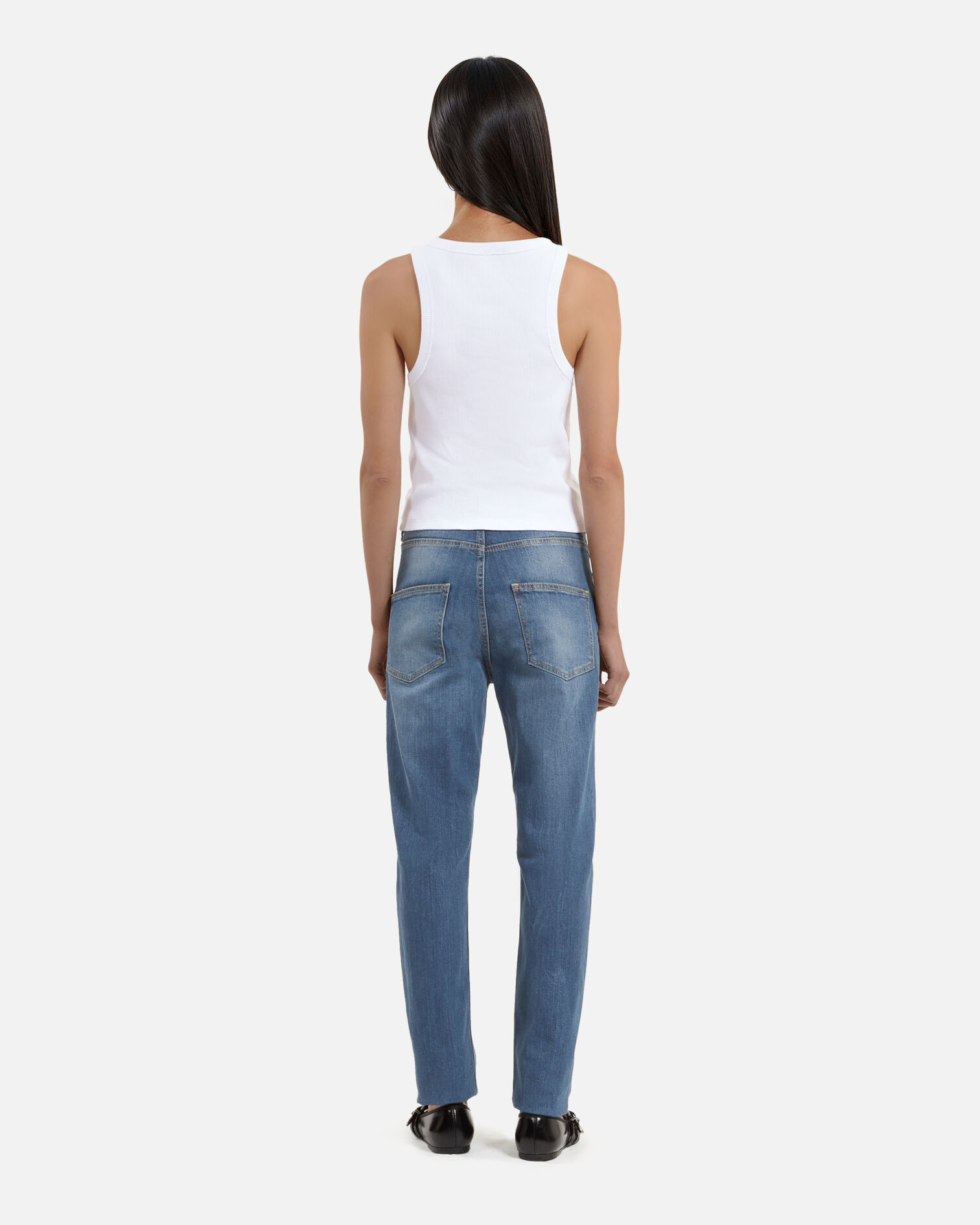 Jean slim bleu, MEDIUM BLUE, hi-res image number null