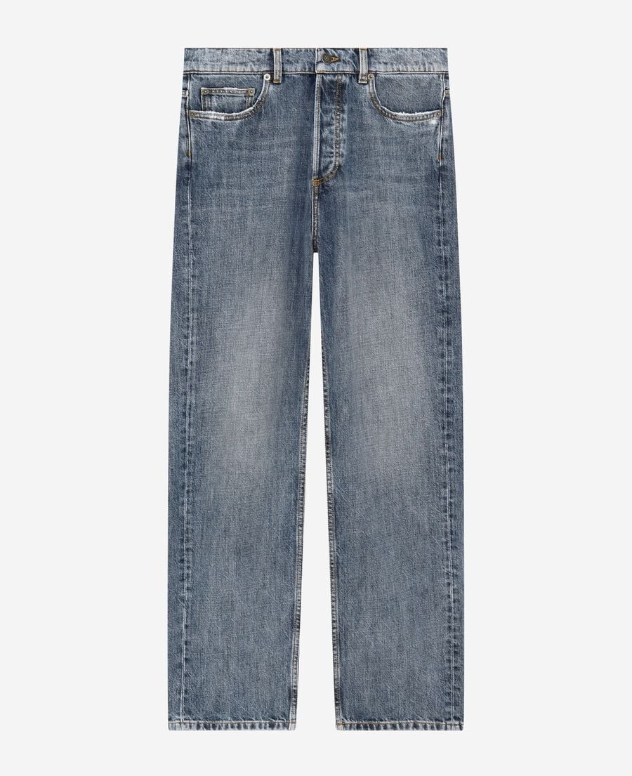 The Kooples MEN BLUE blue-grey straight jeans