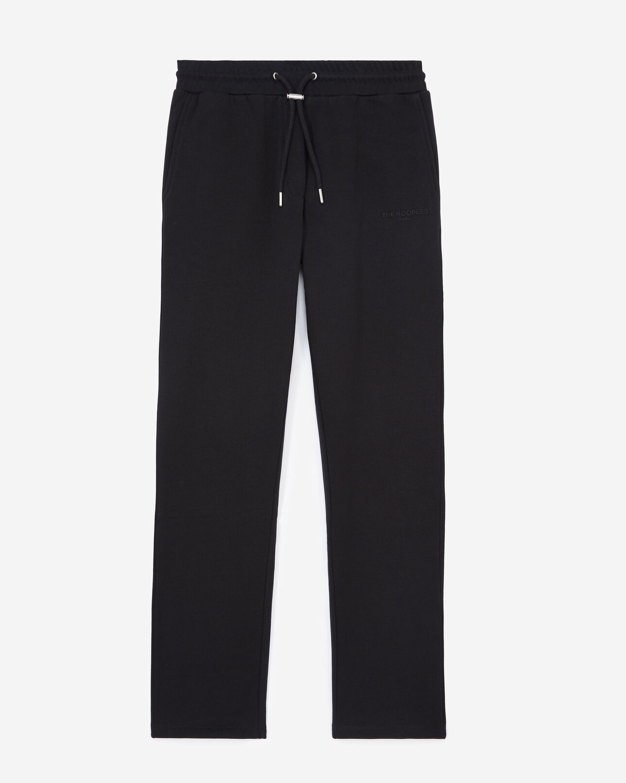 The Kooples DAMEN BLACK jogginghose schwarz logostickerei tonal