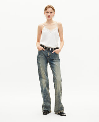 The Kooples FEMME BLUE jean bootcut bleu