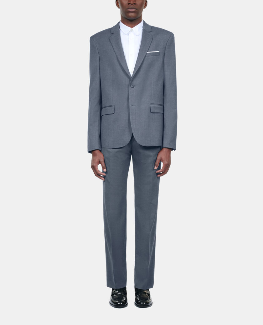 The Kooples MEN BLUE blue wool suit jacket