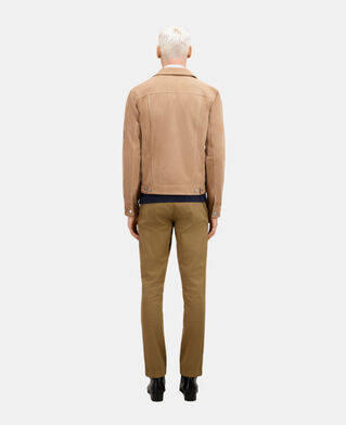 The Kooples HERREN BEIGE beige jacke aus veloursleder