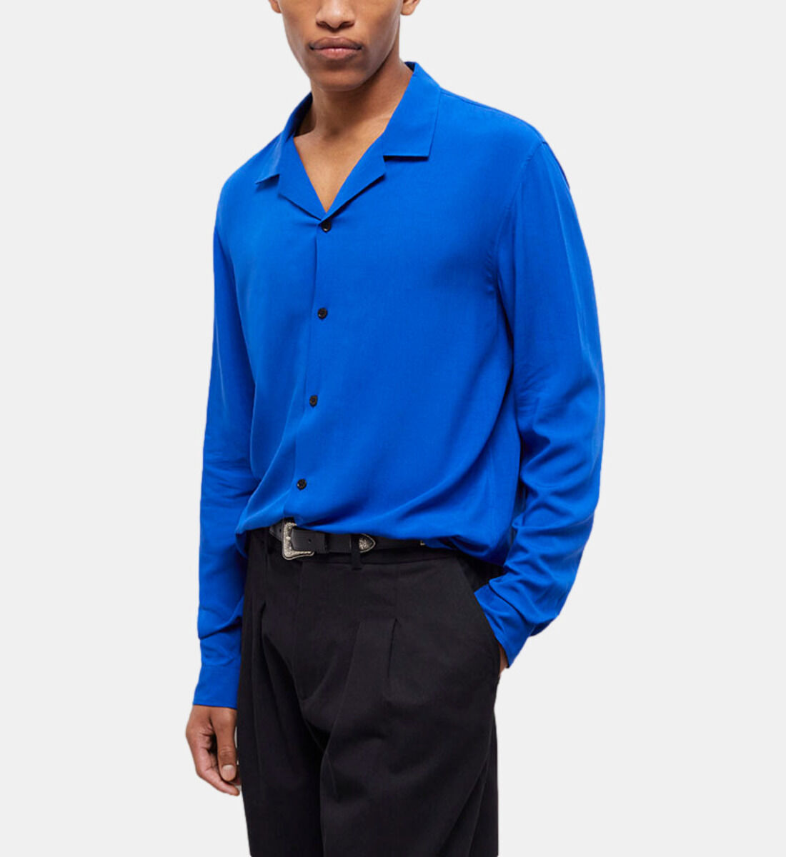 Blue clothing shop