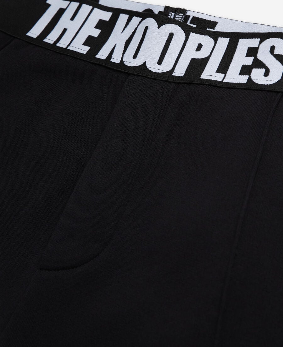 The Kooples MEN BLACK the kooples black logo pants