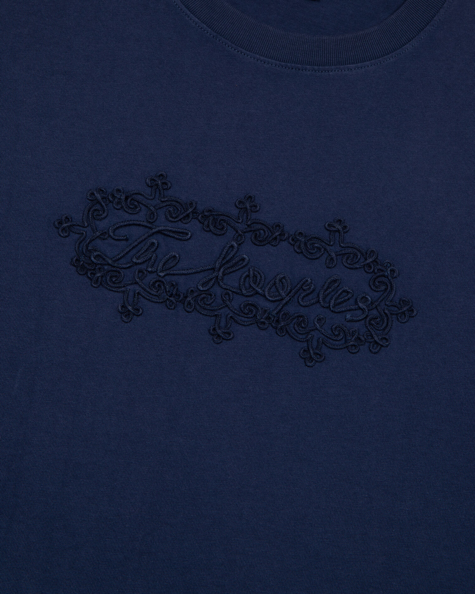 Navy logo T-shirt, DARK NAVY, hi-res image number null