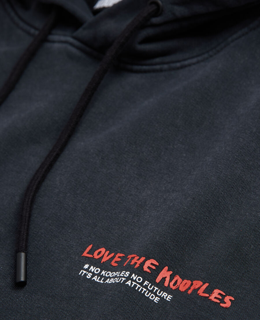 sudadera love kooples negra