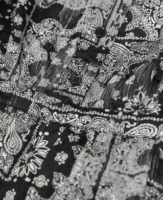 The Kooples FEMME BLACK robe courte  imprim&eacute; bandana