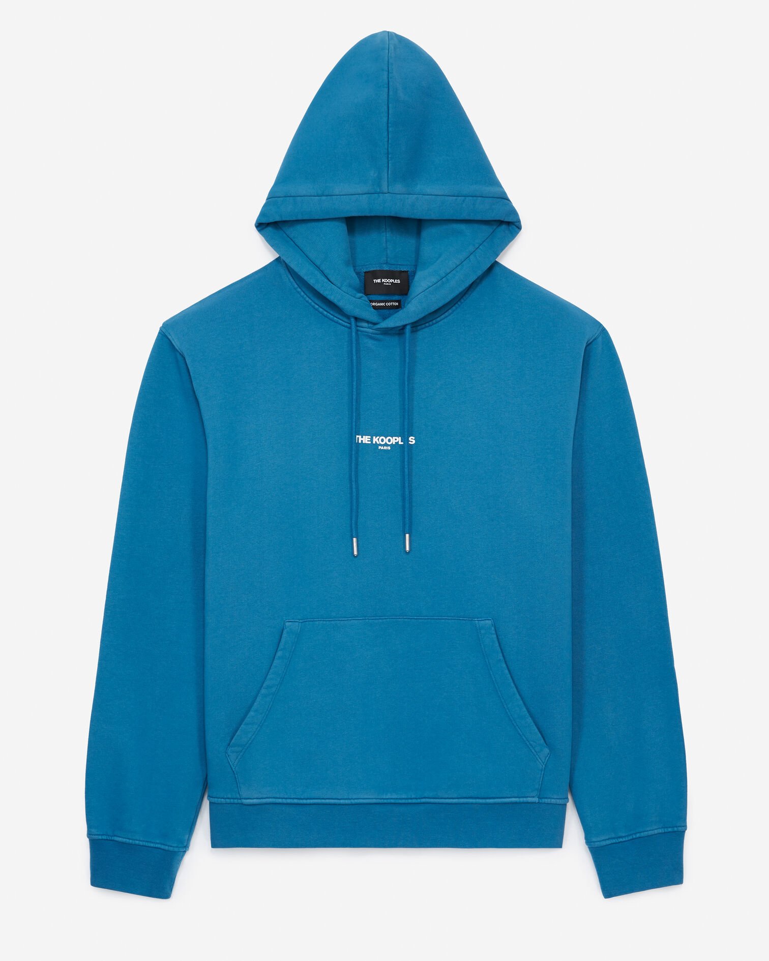 Sweat capuche bleu logo, DARK BLUE, hi-res image number null