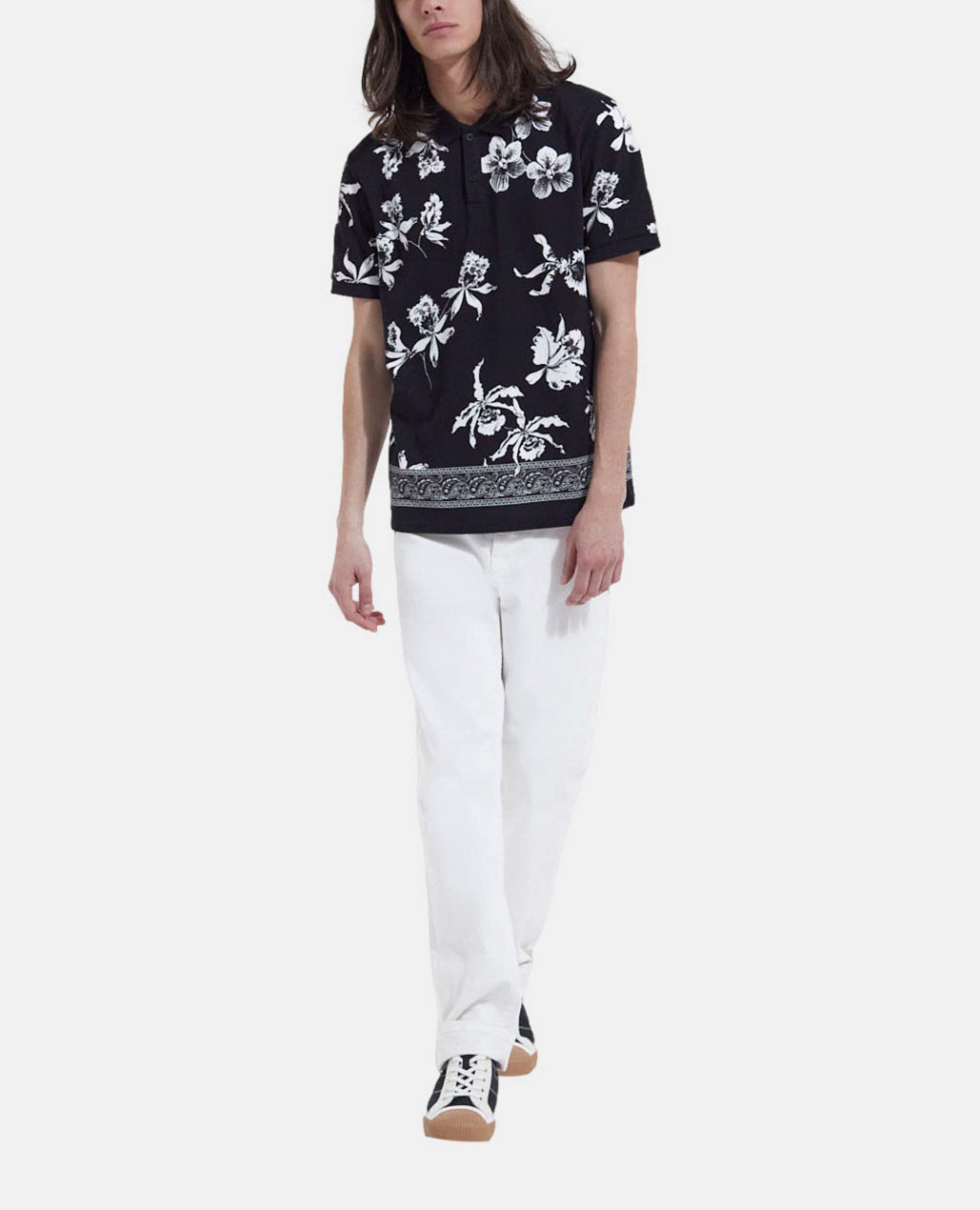 Zara floral polo sales