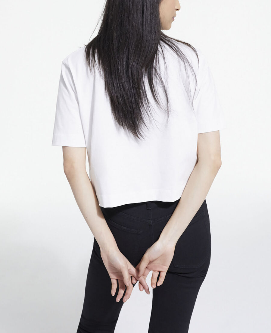 t-shirt logo blanc