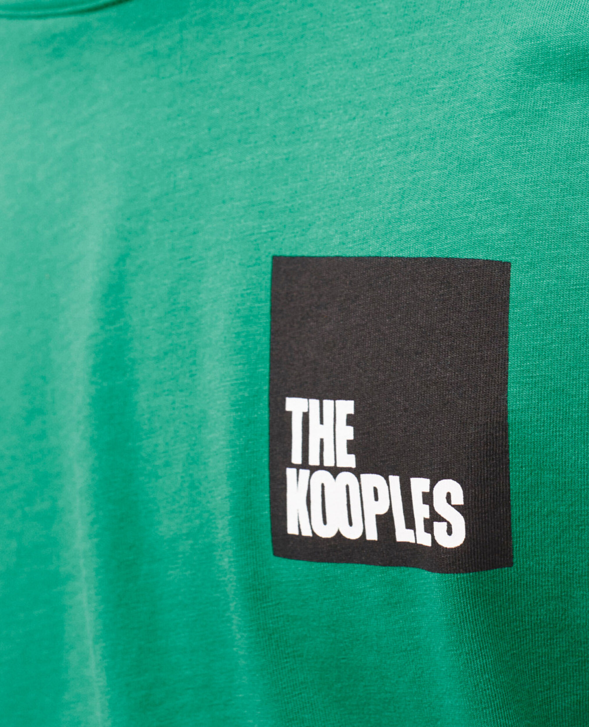 Grünes T-Shirt mit Logo, GREEN, hi-res image number null