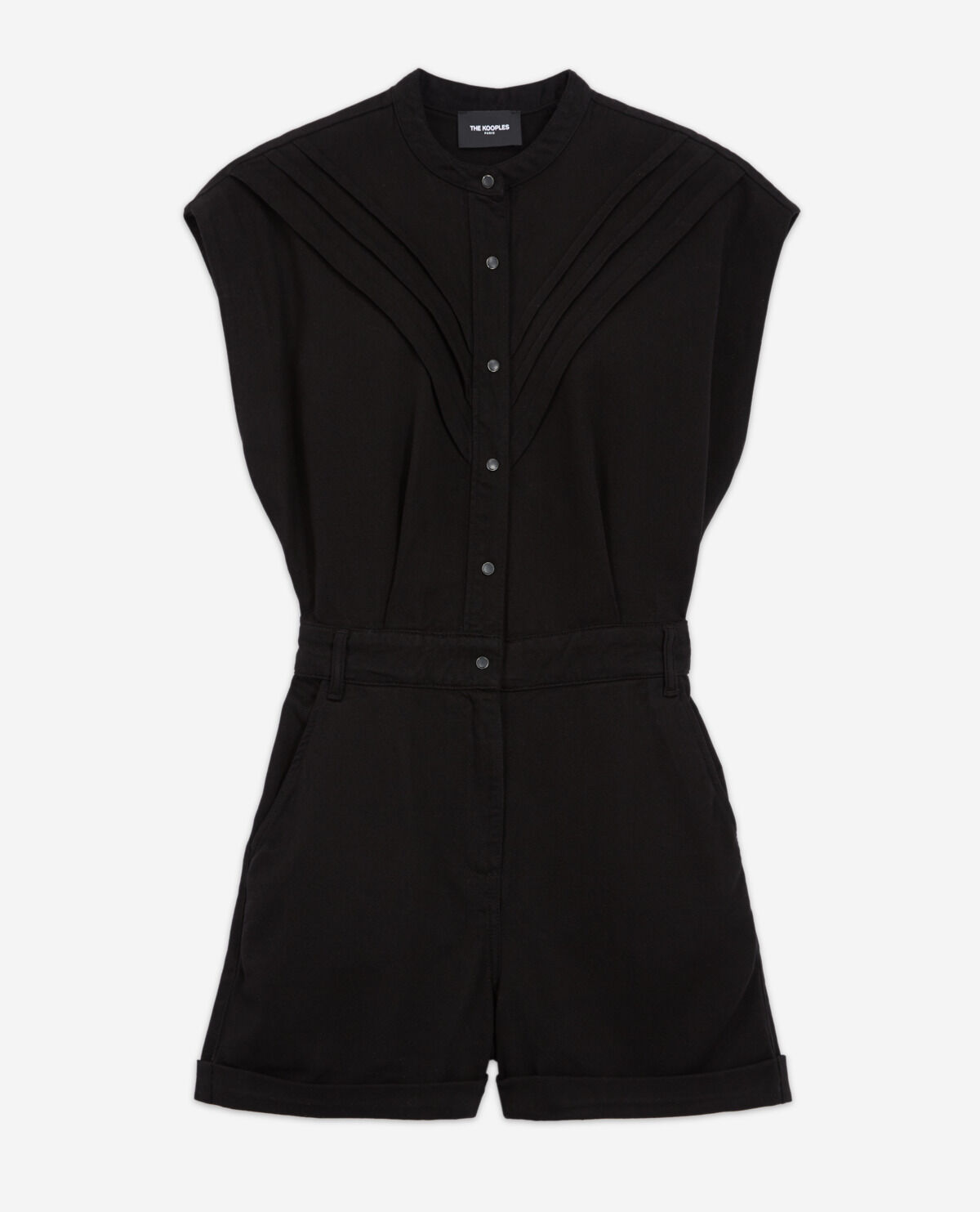 Plain black playsuit shop