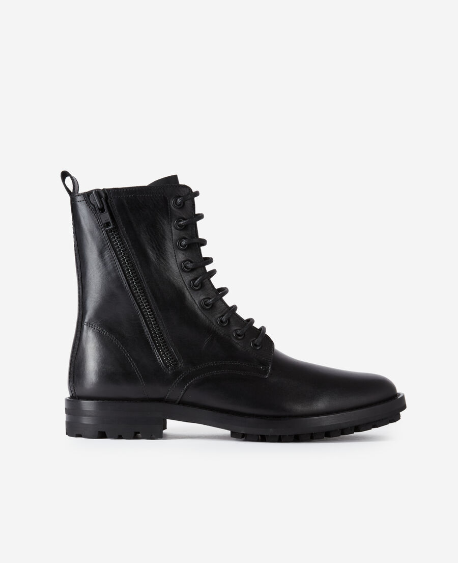 boots en cuir noires
