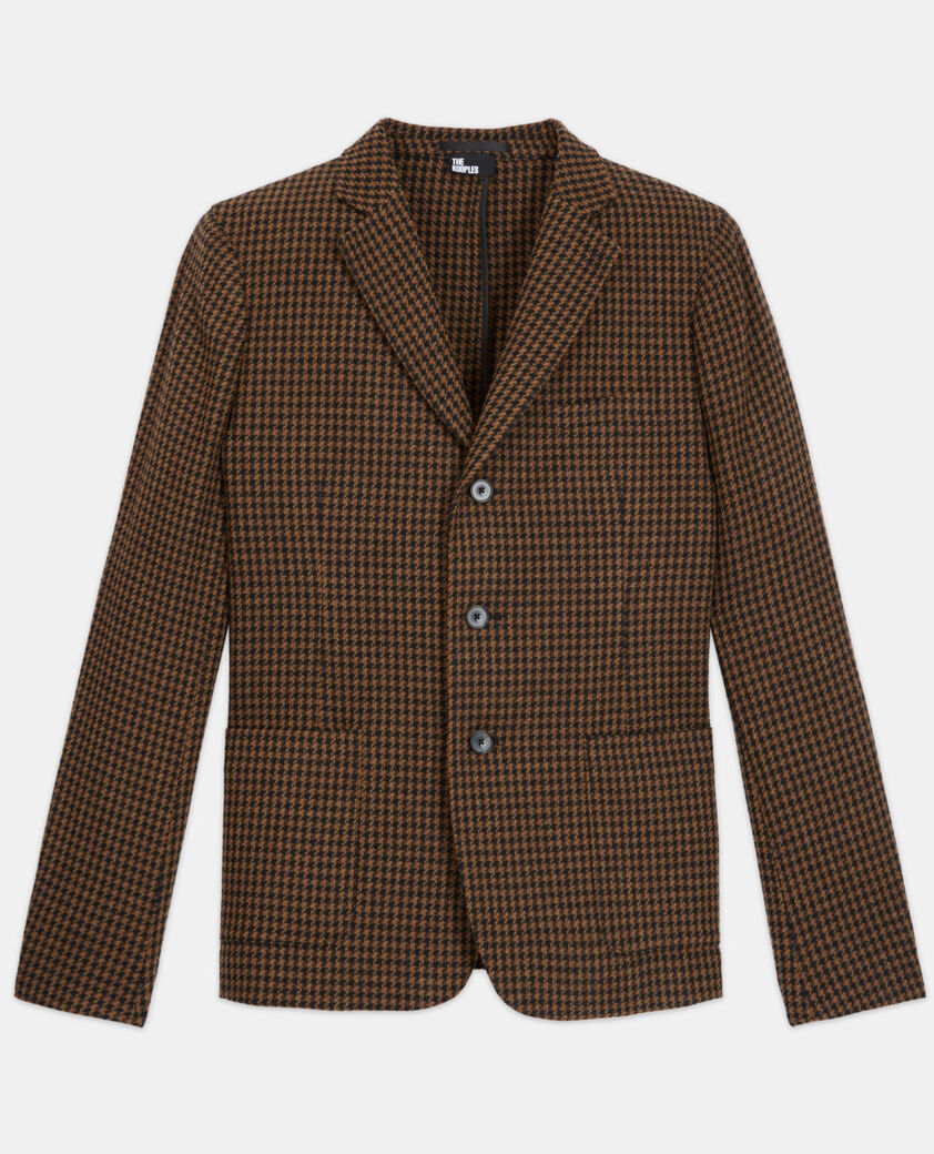The Kooples H BLACK BROWN patterned jacket