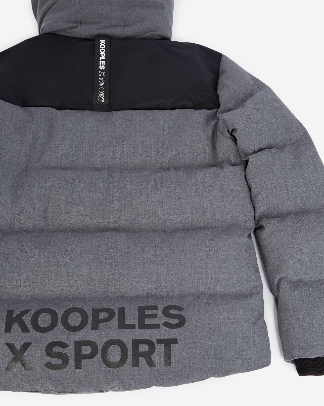The Kooples HOMME ANTHRACITE doudoune matelassée gris anthracite