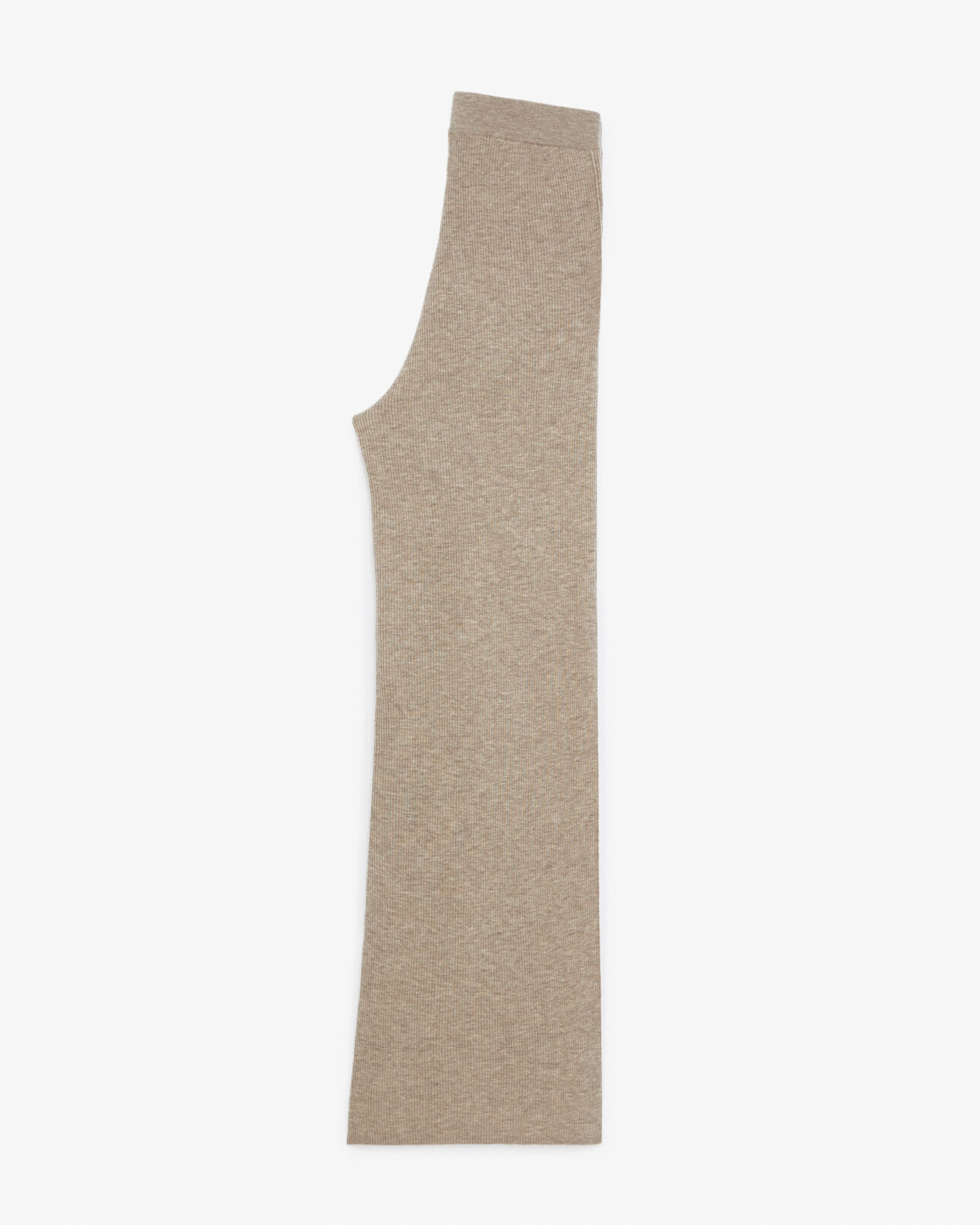 The Kooples DAMEN BEIGE hose locker beige wolle und kaschmir