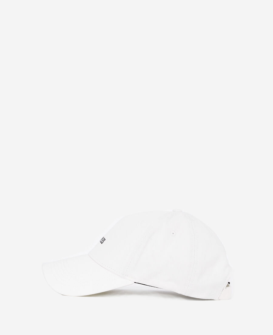casquette logo the kooples blanche