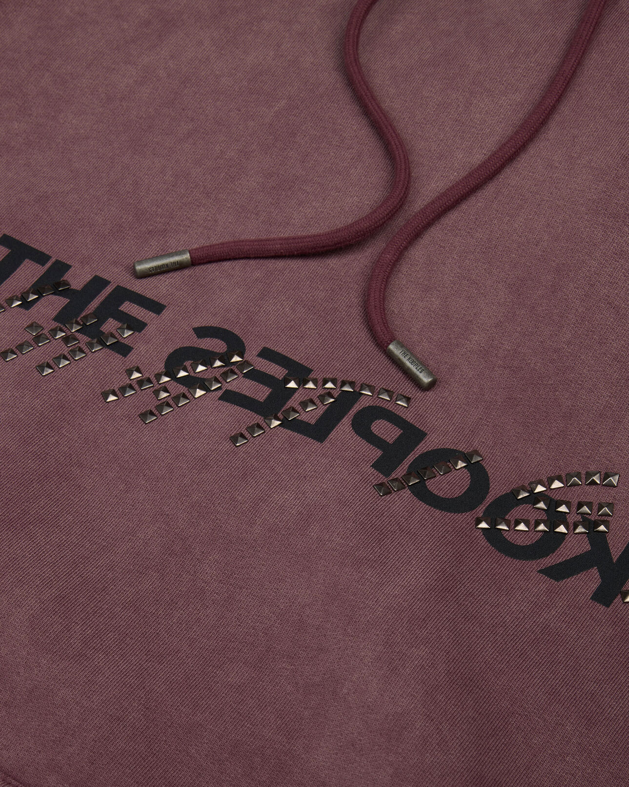 The Kooples MEN FIGUE burgundy what is hooded sweatshirt
