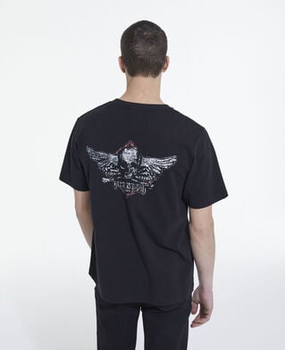 The Kooples MEN BLACK WASHED gray t-shirt