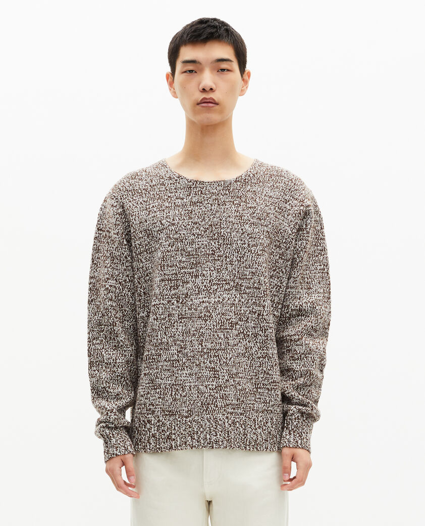 The Kooples HOMBRE BEIGE-BROWN jersey beige y blanco