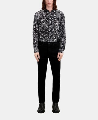 The Kooples HOMME BLACK BRUT jean slim noir