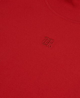 The Kooples FEMME RED top en maille rouge