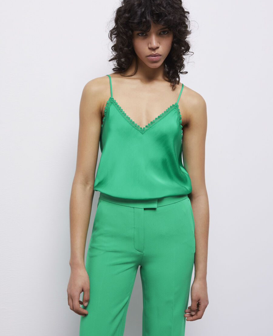 Green camisole | The Kooples