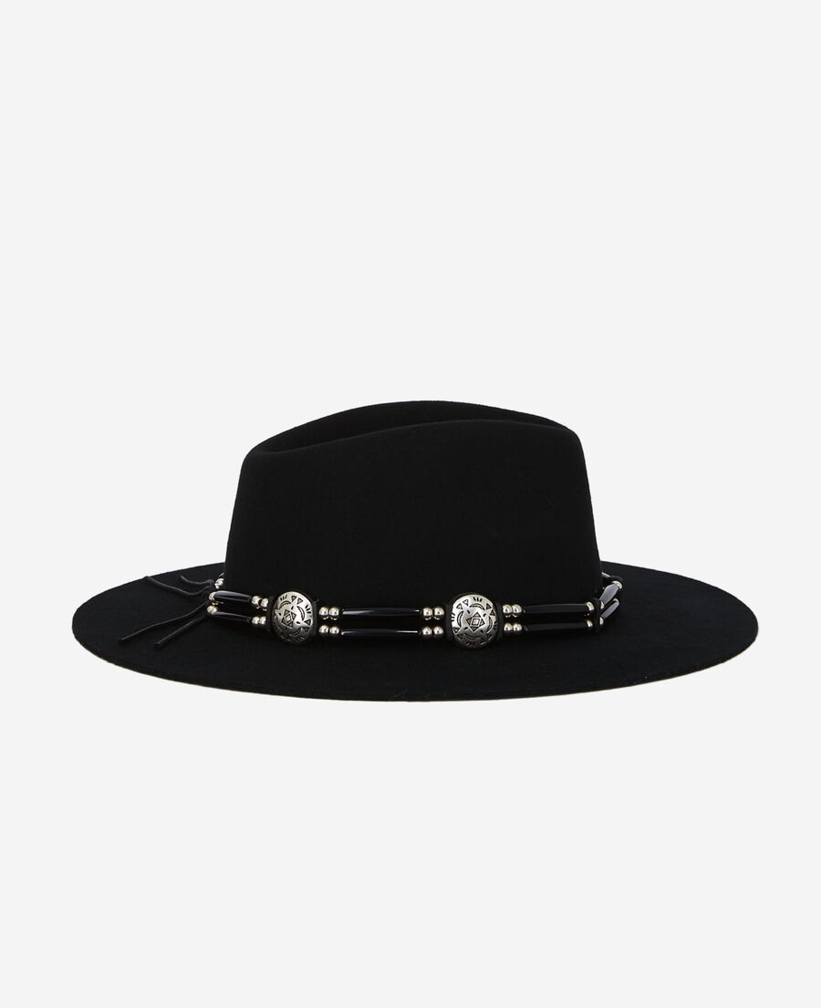 sombrero lana negro
