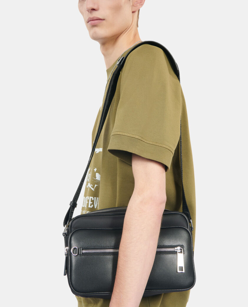 The Kooples MEN OLIVE khaki short-sleeved sweatshirt kooples fever serigraphy