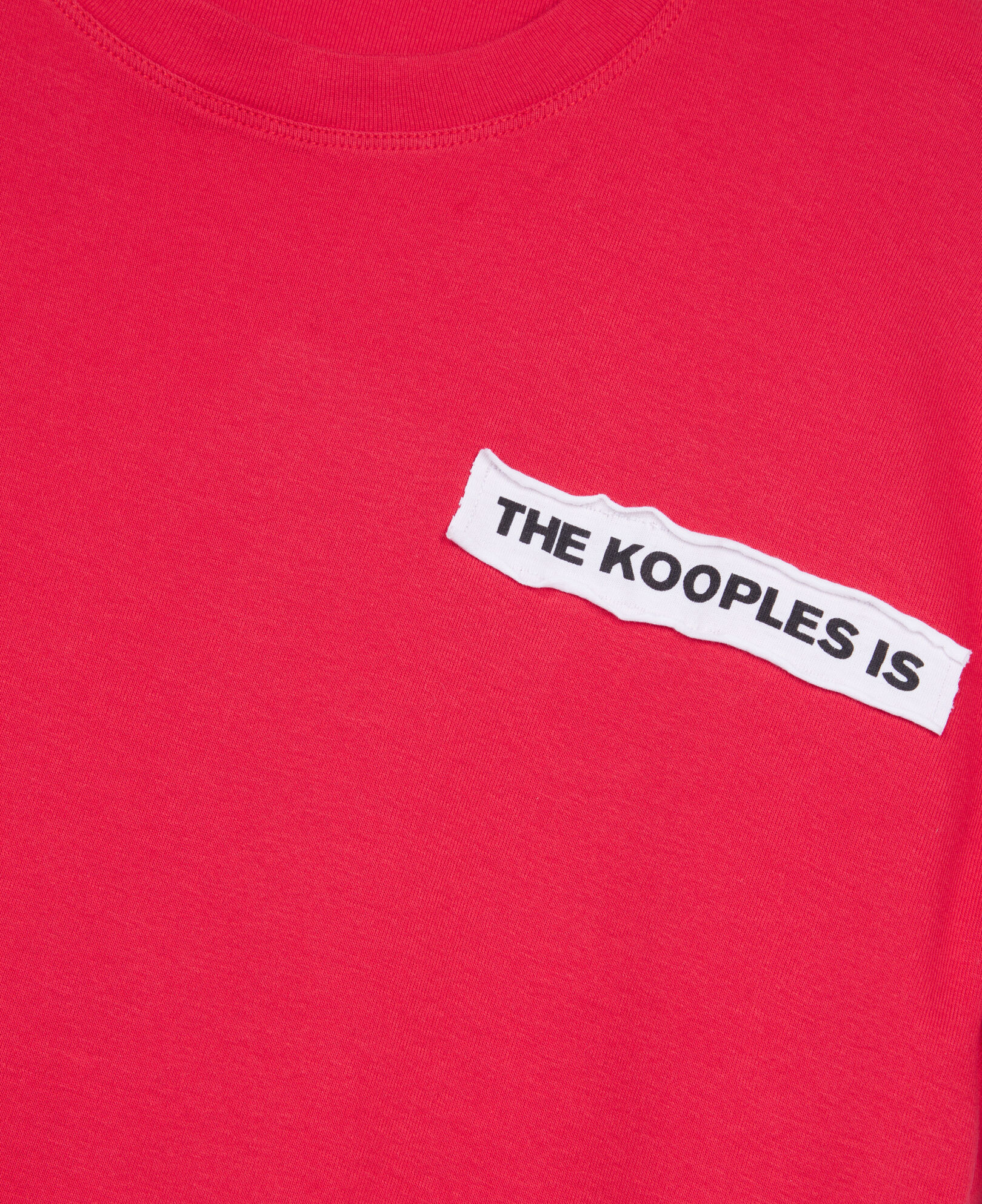 The Kooples DAMEN RUBIS rotes t-shirt aufnähern