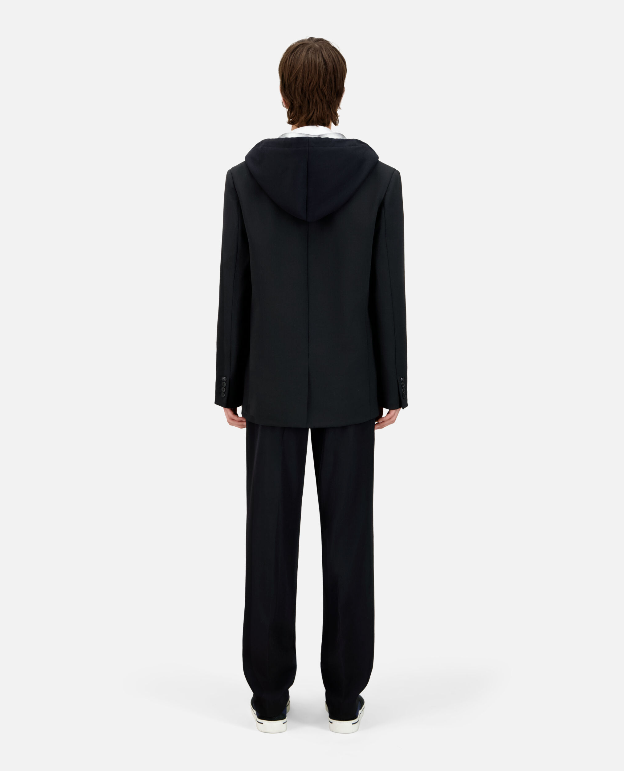Schwarze Jacke mit Kapuze, BLACK, hi-res image number null