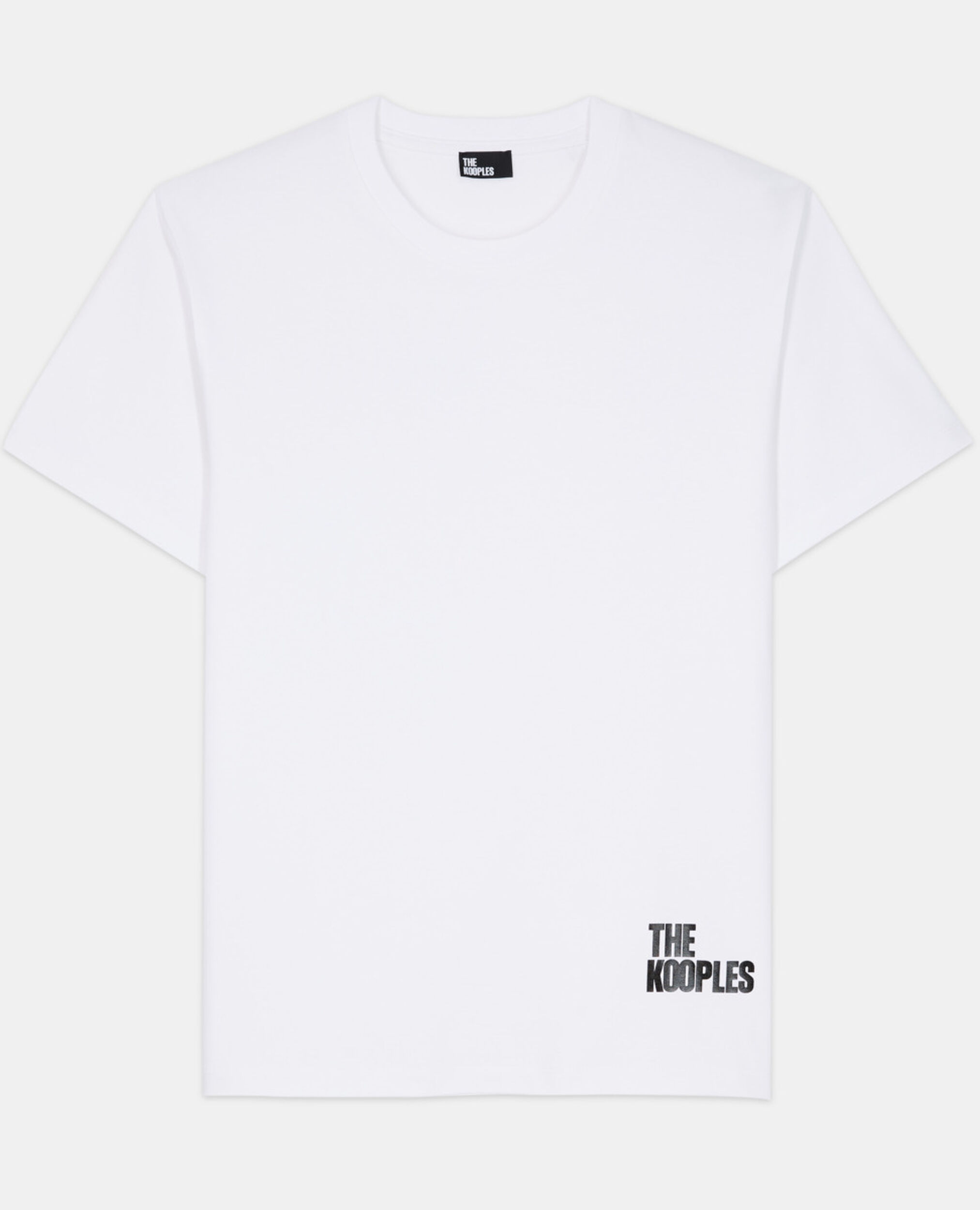 Camiseta logotipo The Kooples blanca, SNOW WHITE, hi-res image number null